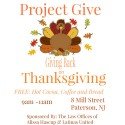 The Lauch of Project Give: Thanksgiving Day 2014